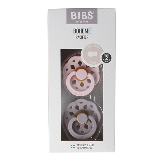 Bibs Fopspeen maat 2 blossom lila 2 Stuks