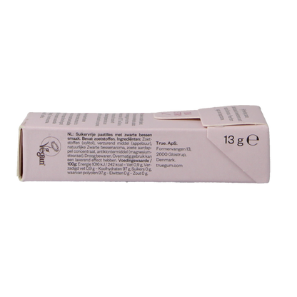 True Mints Blackcurrant suikervrij 13 Gram