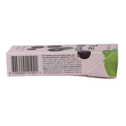 True Mints Blackcurrant suikervrij 13 Gram