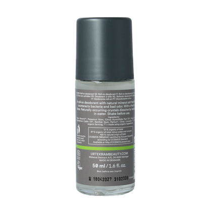 Urtekram Deodorant crystal roll on limoen 50 Milliliter