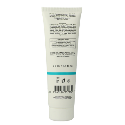Urtekram Tandpasta munt/groene thee 75 Milliliter