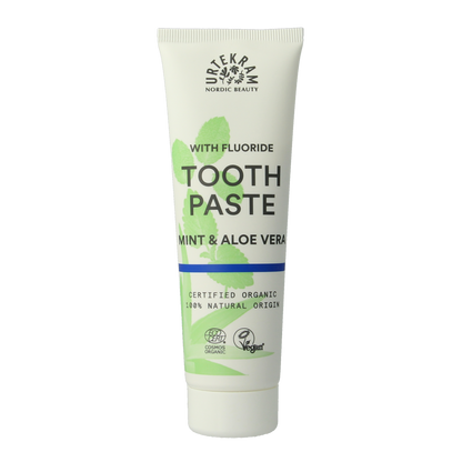 Urtekram Tandpasta mint fluoride 75.00 Milliliter