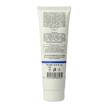 Urtekram Tandpasta mint fluoride 75.00 Milliliter