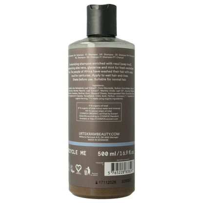 Urtekram Shampoo rhassoul 500.00 Milliliter