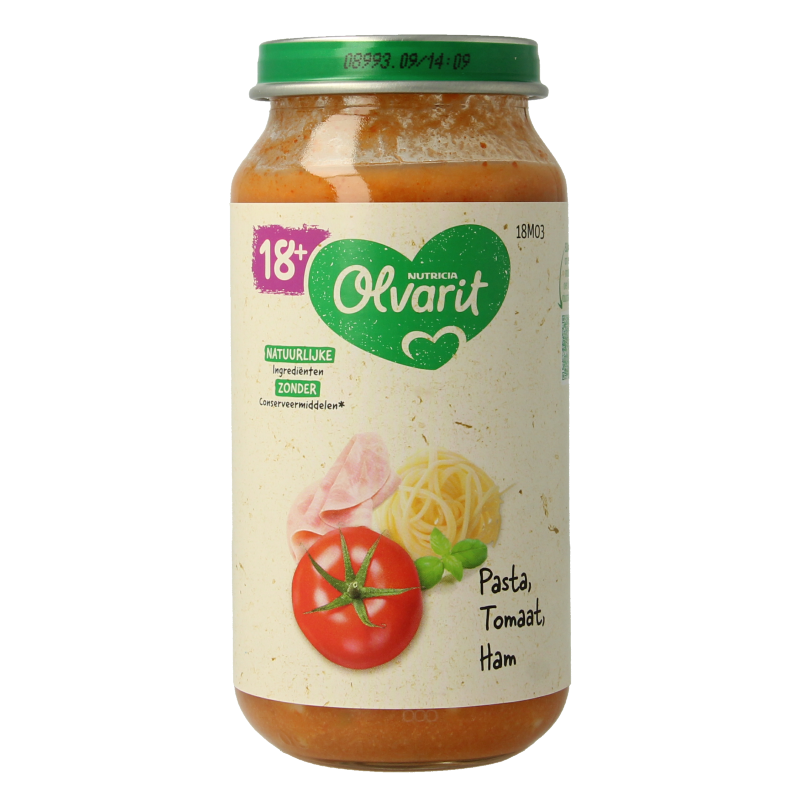 Olvarit Pasta tomaat ham 18M03 250 Gram
