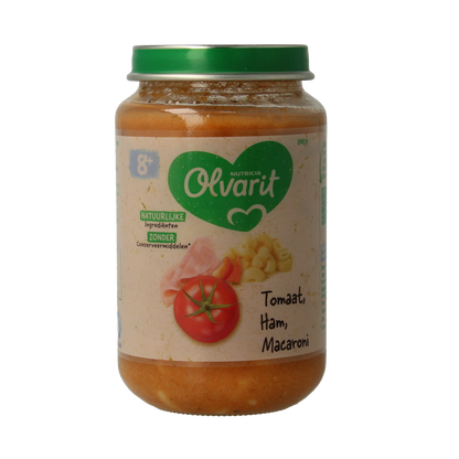 Olvarit Tomaat ham macaroni 8M09 200.00 Gram