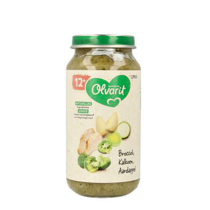 Olvarit Broccoli kalkoen aardappel 12M00 250 Gram