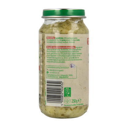 Olvarit Spinazie kip aardappel 12M07 250.00 Gram