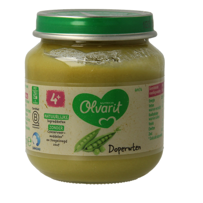 Olvarit Doperwten 4M74 125.00 Gram