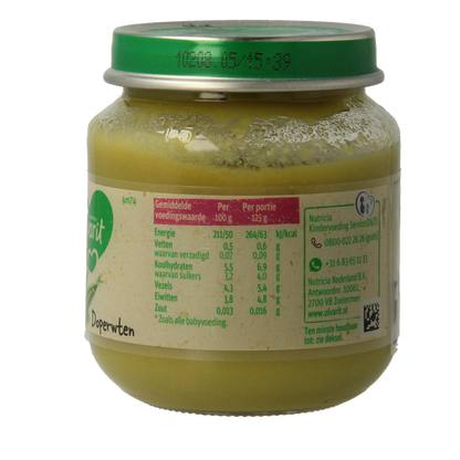 Olvarit Doperwten 4M74 125.00 Gram