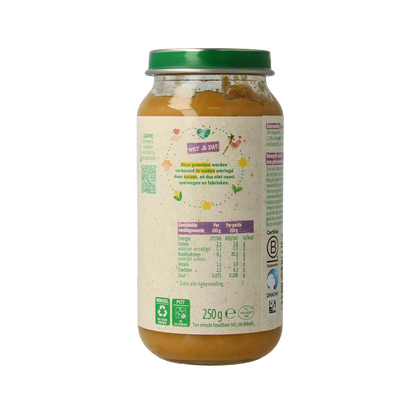 Olvarit Wortel kalfsvlees aardappel 15M07 250 Gram