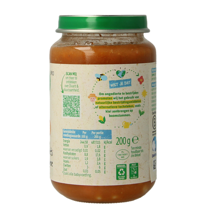 Olvarit Spaghetti bolognese 8M10 200 Gram