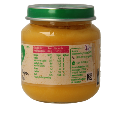 Olvarit Pompoen rijst 4M76 125 Gram