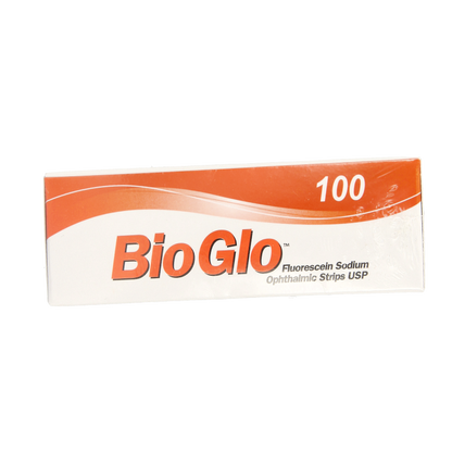Bausch & Lomb Bio glo fluorescine strips 100 Stuks