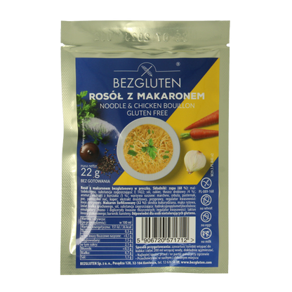 Bezgluten Kippensoep glutenvrij 22 Gram