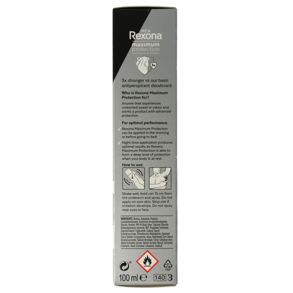 Rexona Deodorant spray men clean scent 100.00 Milliliter