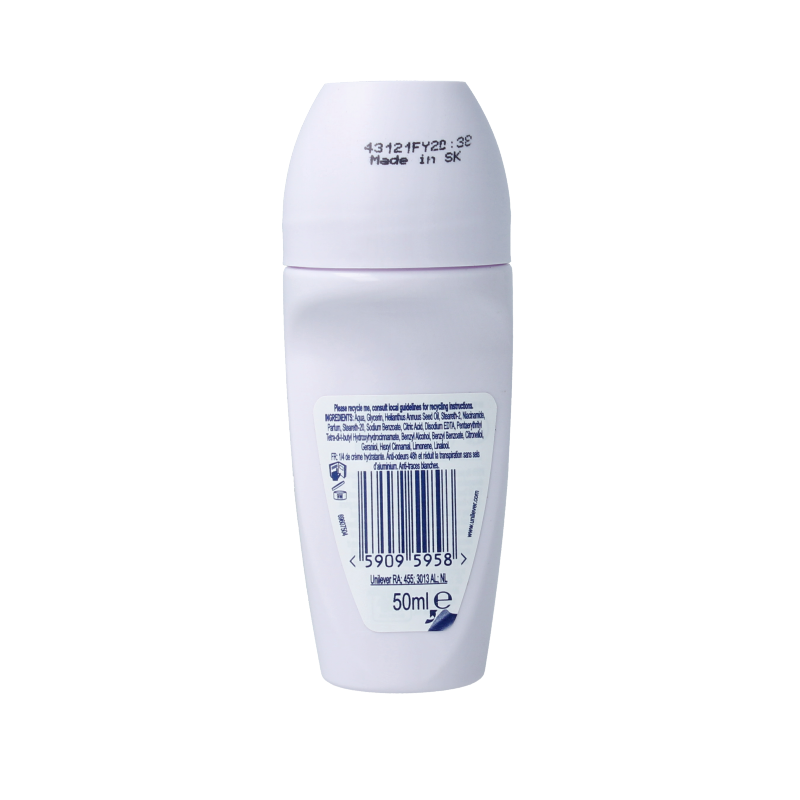 Dove Deodorant roller invisible care 0% 50 Milliliter