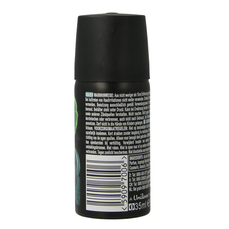 AXE Deodorant bodyspray aqua bergamot 35 Milliliter