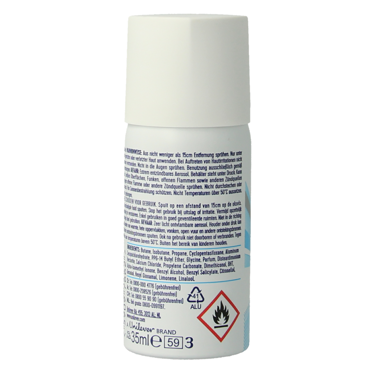 Rexona Deodorant spray cotton dry mini 35.00 Milliliter