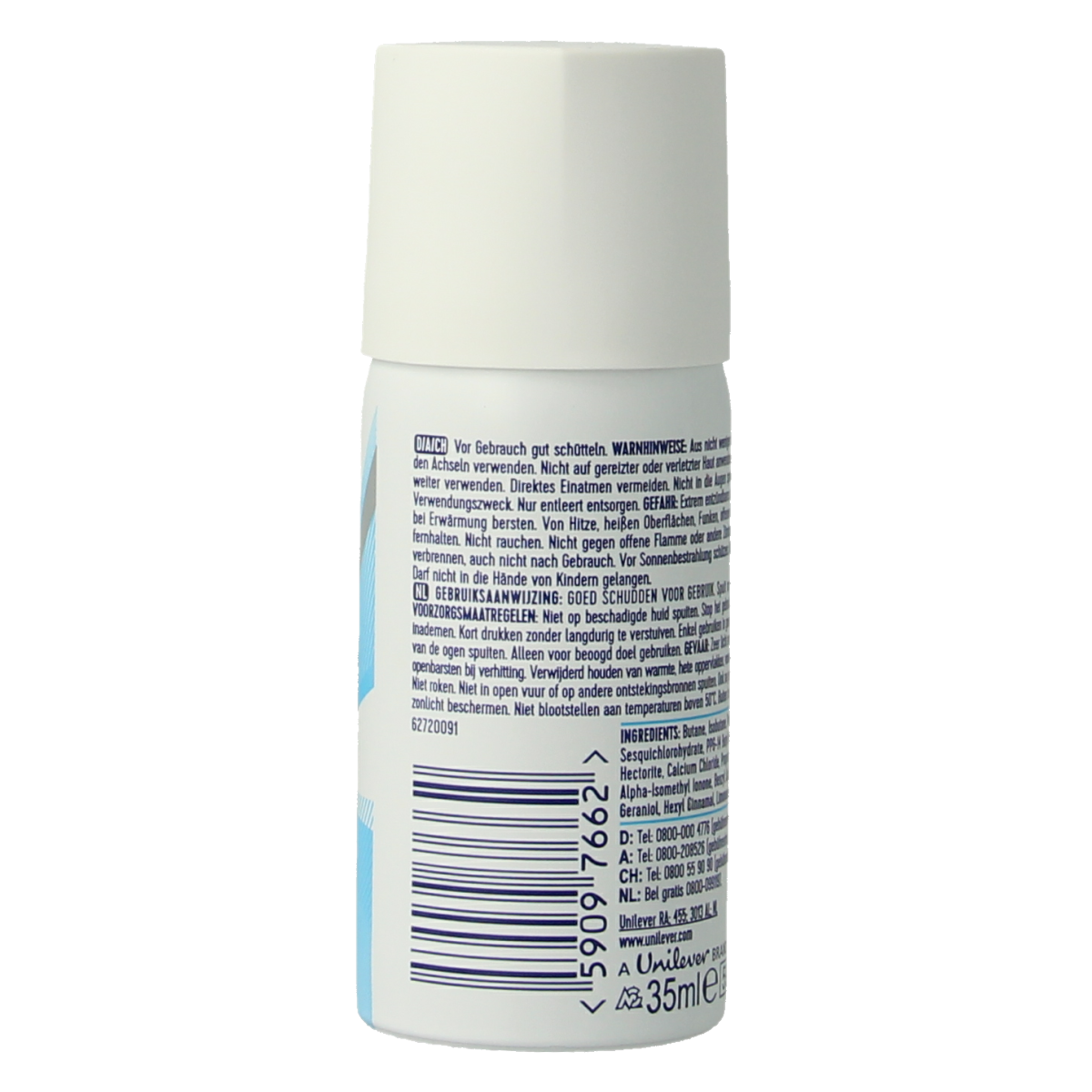 Rexona Deodorant spray cotton dry mini 35.00 Milliliter