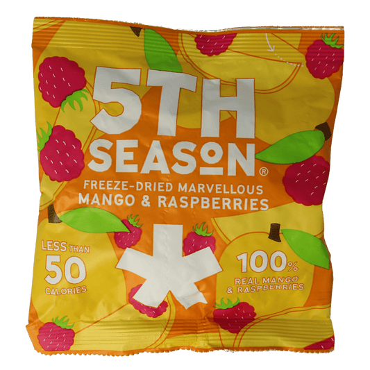 5th Season Freeze dried mango & raspberry 14 Gram - DrogistWereld