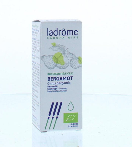 Ladrome Bergamote olie bio 10 Milliliter