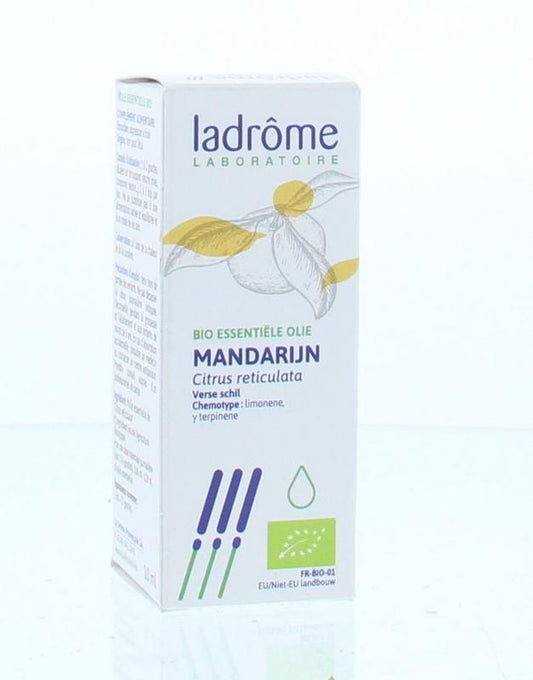 Ladrome Mandarijn olie bio 10.00 Milliliter