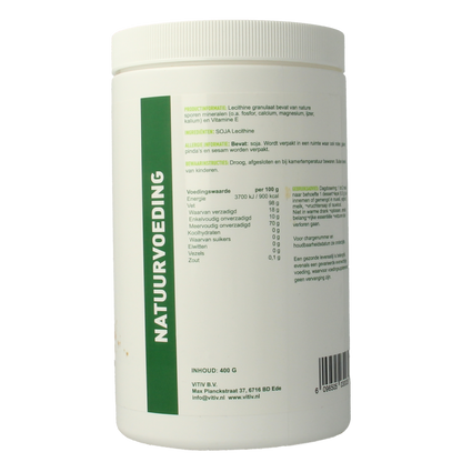Vitiv Lecithine granulaat 98% 400.00 Gram