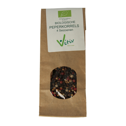 Vitiv Peperkorrels 4 seizoenen bio 40.00 Gram