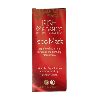 Irish Organics Gezichtsmasker zeewier parfumvrij bio 75.00 Milliliter