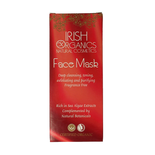 Irish Organics Gezichtsmasker zeewier parfumvrij bio 75.00 Milliliter