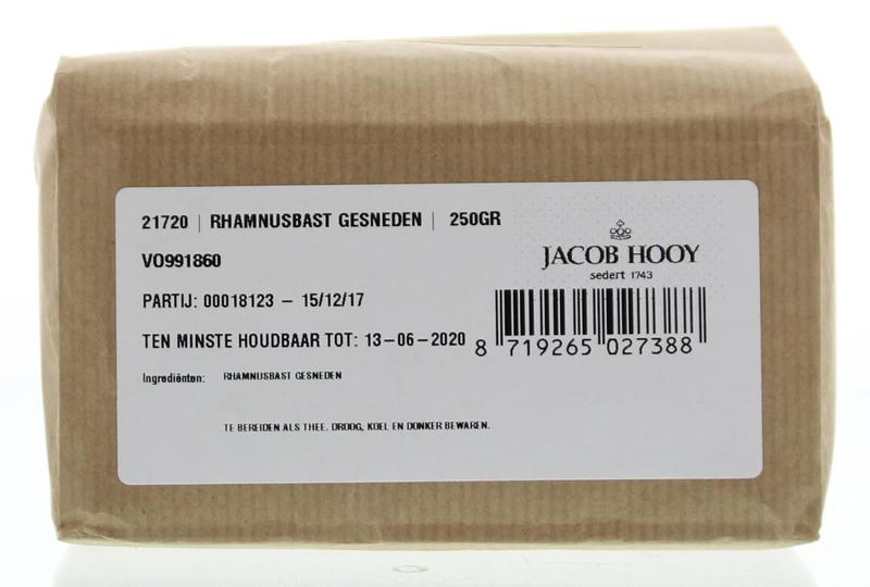 Jacob Hooy Rhamnusbast vuilboombast gesneden 250.00 Gram