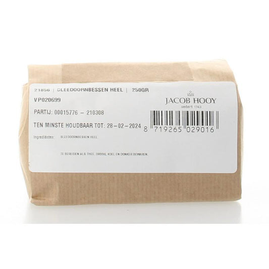 Jacob Hooy Sleedoornbessen 250.00 Gram