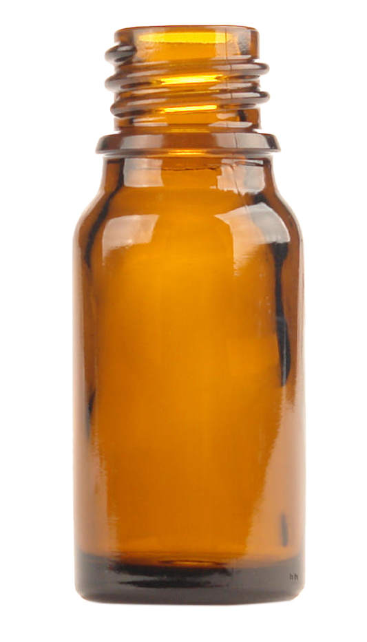 Helios Holland Flesje glas 10ml amber 10 Stuks