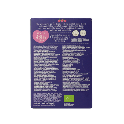 Ministry Of Tea The big sleep bio 20.00 Zakjes