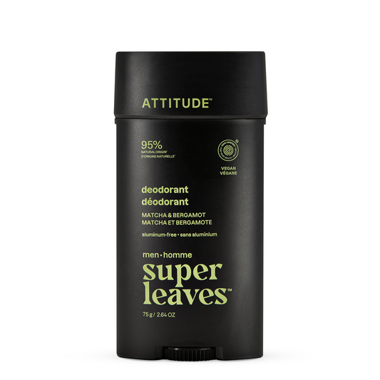 Attitude Men deodorant matcha & bergamot 75.00 Gram