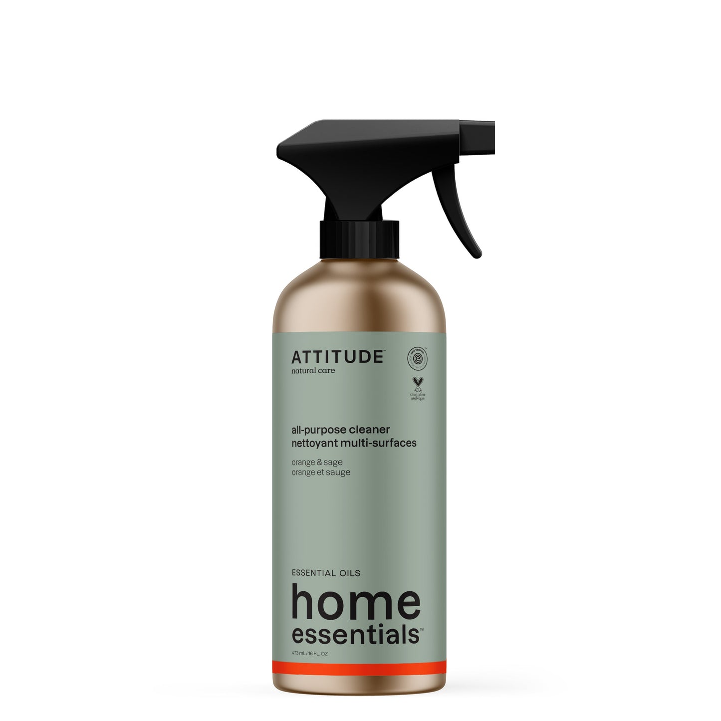 Attitude Allesreiniger sinaasappel & salie 473 Milliliter