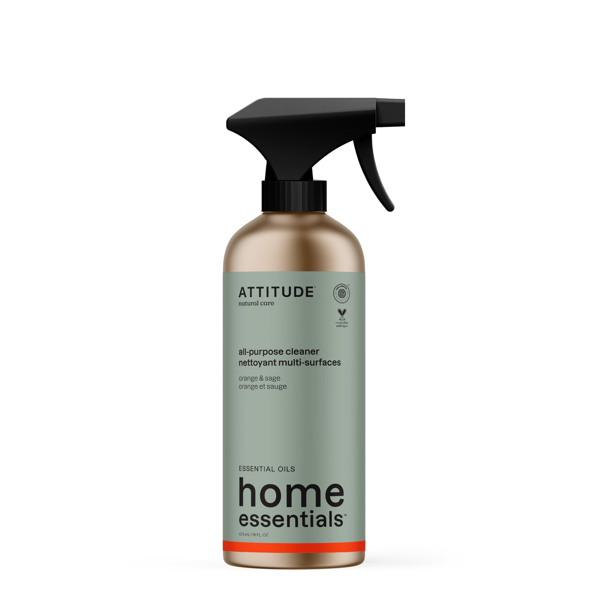 Attitude Allesreiniger sinaasappel & salie 473 Milliliter