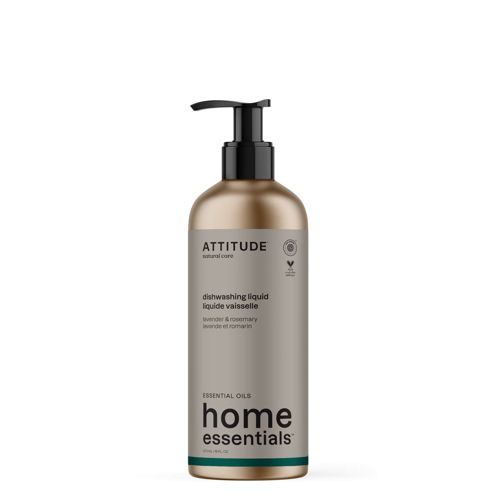 Attitude Afwasmiddel lavendel & rozemarijn 473 Milliliter