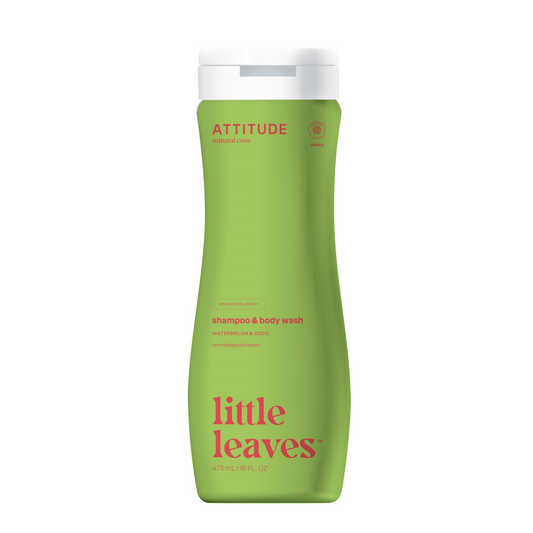 Attitude Shampoo 2 in 1 little leaves  meloen 473 Milliliter