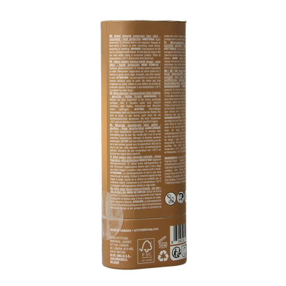 Attitude Sunly gezichtszonnebrandstick getint SPF30 20 Gram