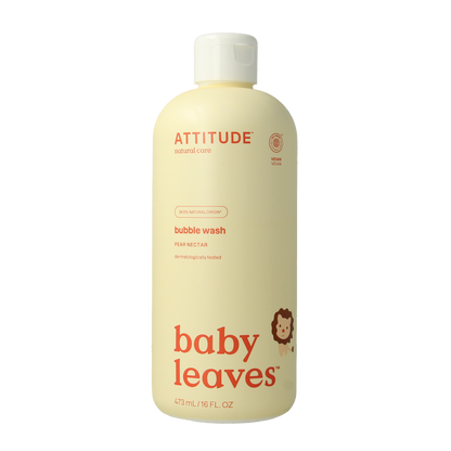 Attitude Bubbelzeep baby leaves  pear nectar 473 Milliliter