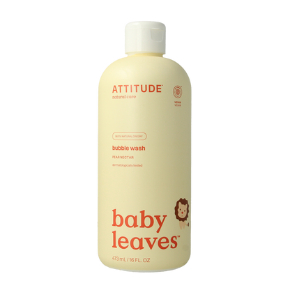 Attitude Bubbelzeep baby leaves  pear nectar 473.00 Milliliter