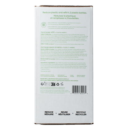 Attitude Super leaves handzeep pear amber eco refill 2.00 Liter