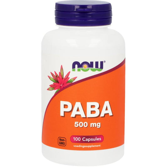 NOW PABA 500mg 100 Capsules