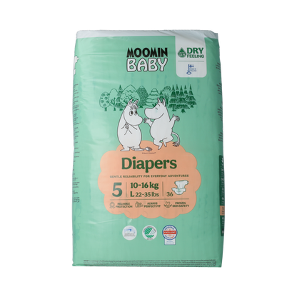 Moomin Moomin Baby luiers maat 5 36 pcs. 10-16 kg 36.00 Stuks
