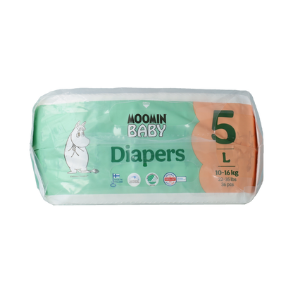 Moomin Moomin Baby luiers maat 5 36 pcs. 10-16 kg 36.00 Stuks