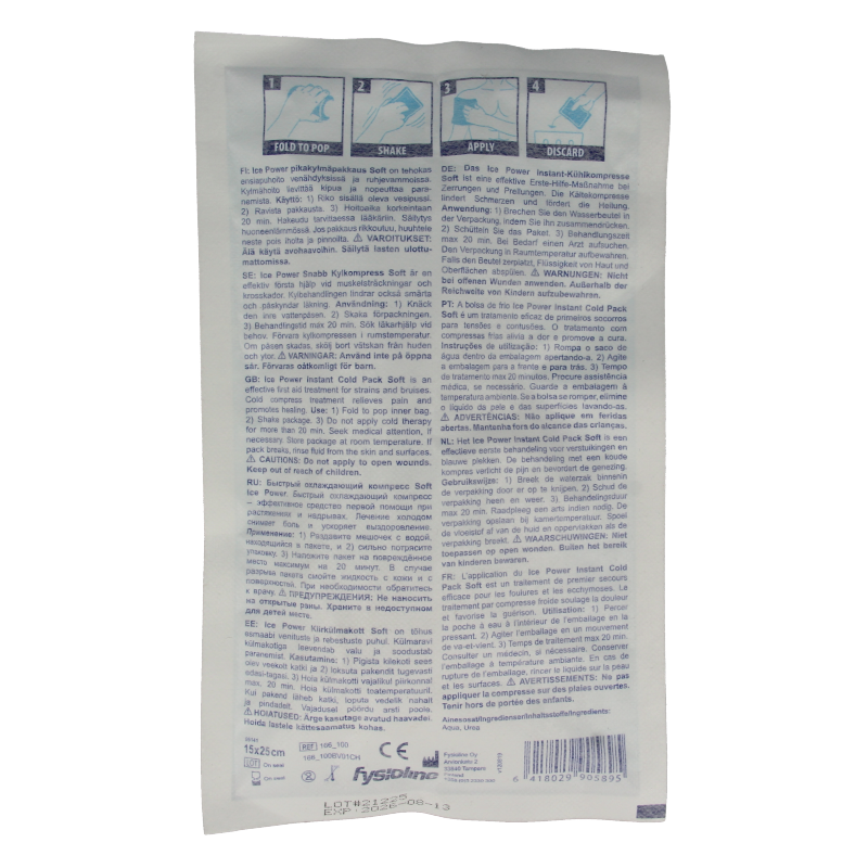 Ice Power Instant cold pack soft 1 Stuks