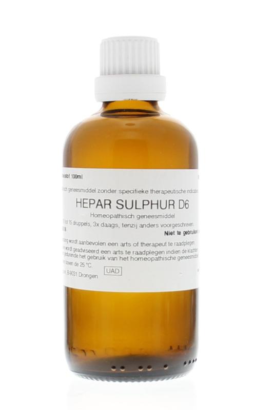 Homeoden Heel Hepar sulphur D6 100 Milliliter