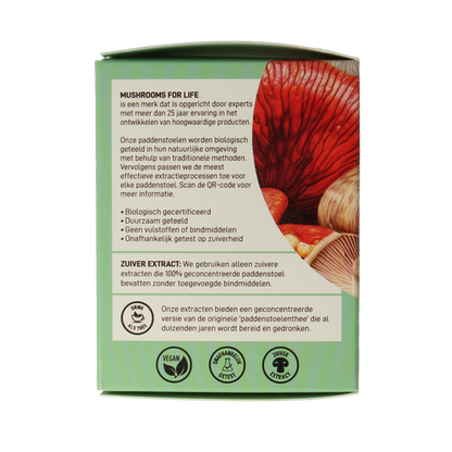 Mushrooms for Life Myco synergy poeder bio 60 Gram